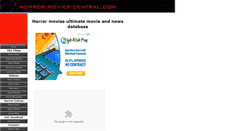 Desktop Screenshot of horror-movies-central.com
